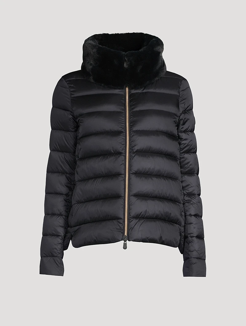 Mei Faux Fur-Trimmed Puffer Jacket