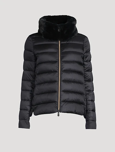 Mei Faux Fur-Trimmed Puffer Jacket