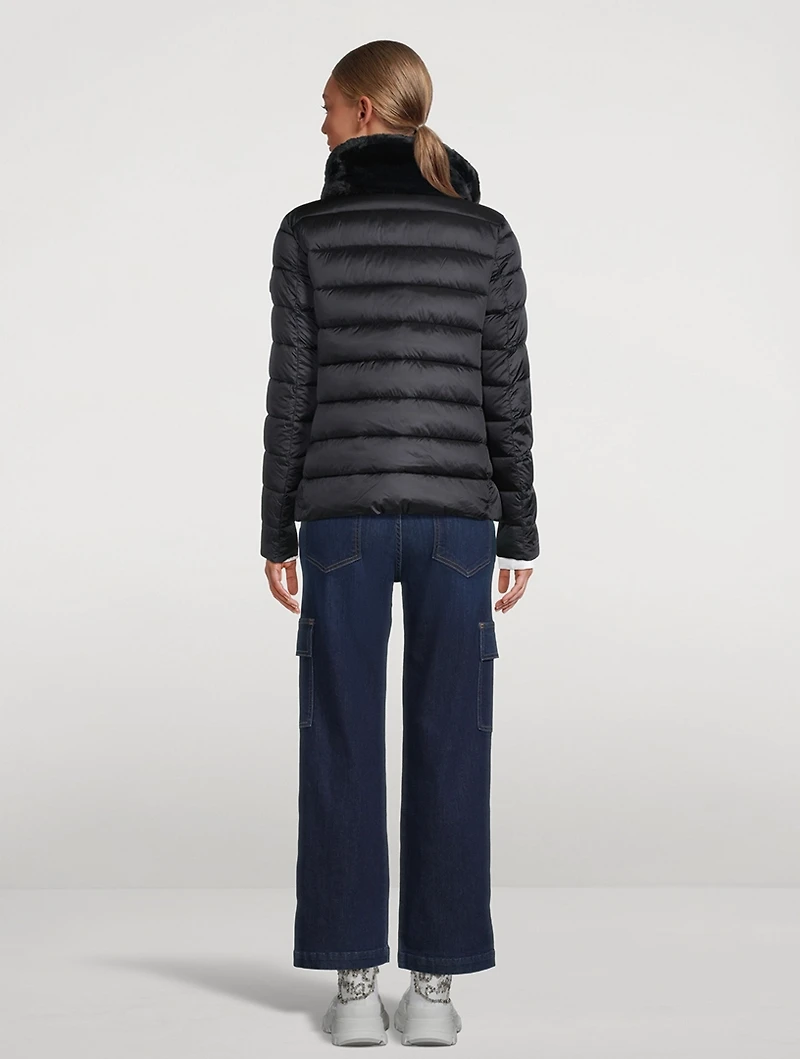Mei Faux Fur-Trimmed Puffer Jacket