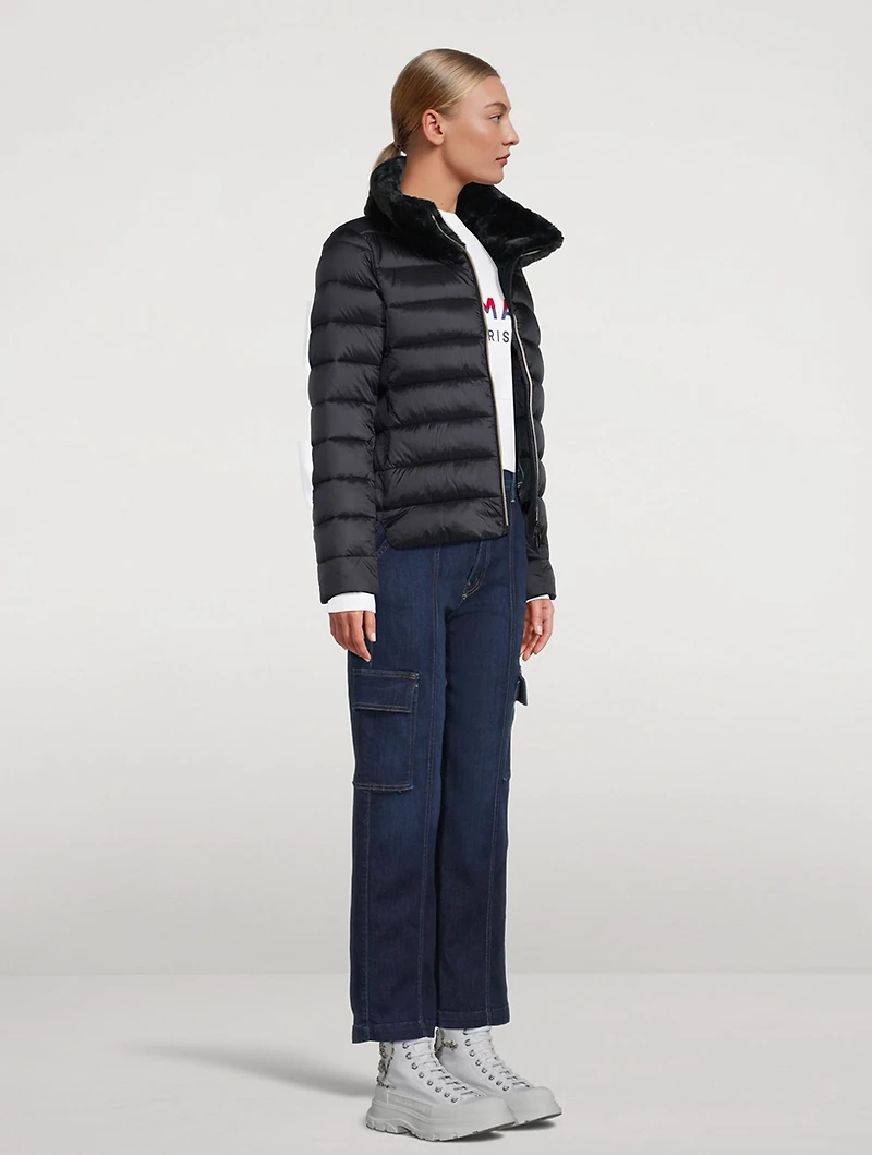 Mei Faux Fur-Trimmed Puffer Jacket