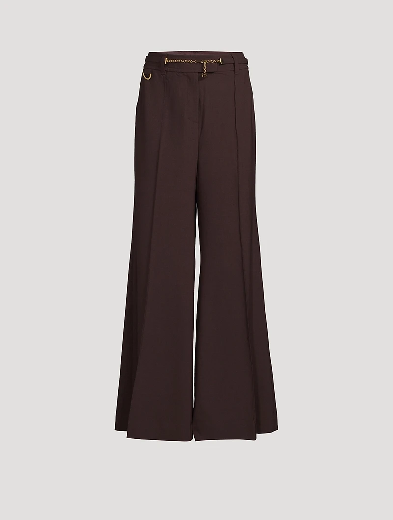 Luminosity Wide-Leg Trousers