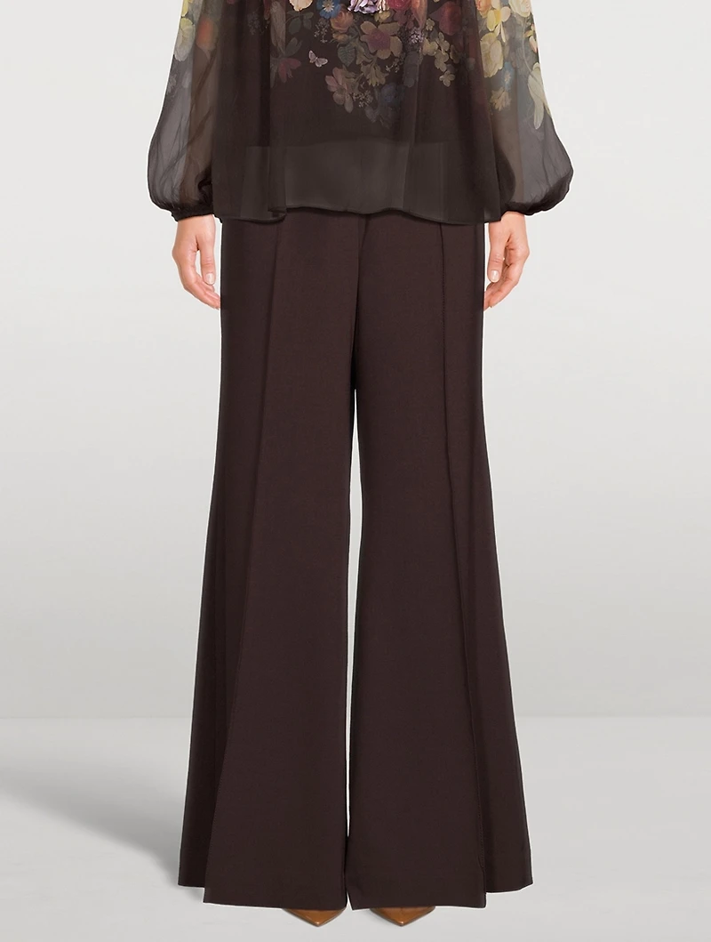 Luminosity Wide-Leg Trousers