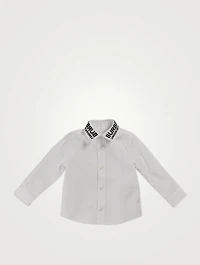 Coordinates Motif Cotton Shirt