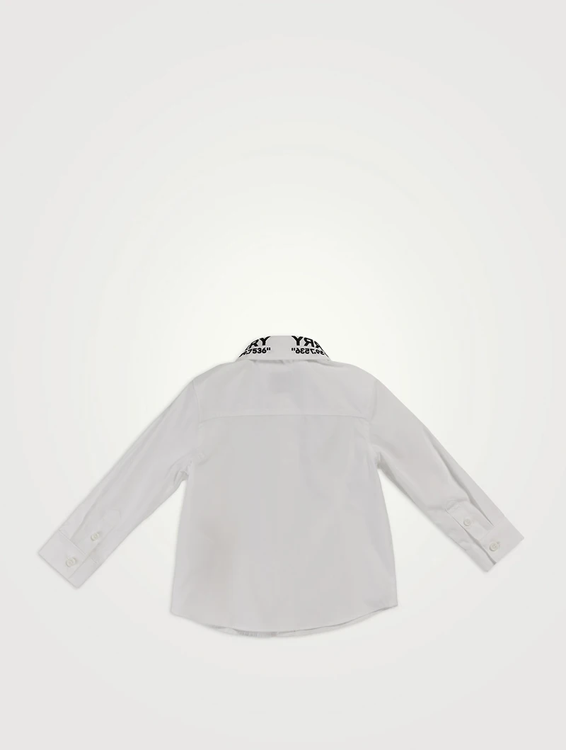 Coordinates Motif Cotton Shirt