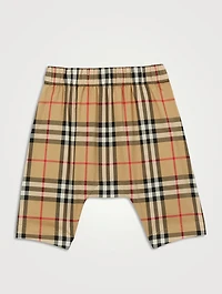 Three-Piece Check Baby Gift Set