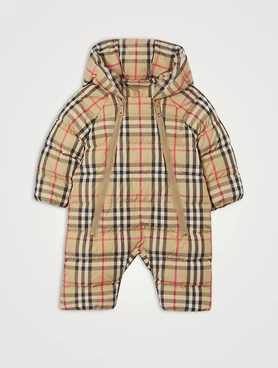 Nylon Hooded Puffer Suit