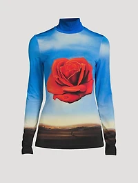 Jersey Turtleneck Sun Table Print