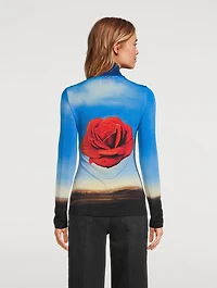 Jersey Turtleneck Sun Table Print