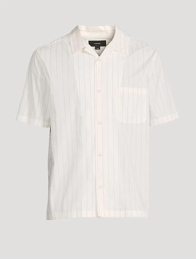 Monte Short-Sleeve Shirt Striped Print