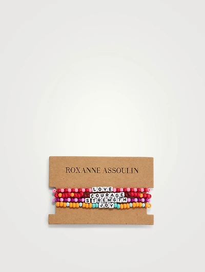 Set Of Four The Focus Bracelets