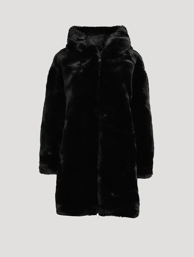 State Bunny Faux Fur Coat