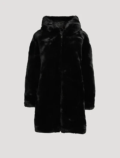 State Bunny Faux Fur Coat