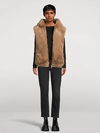 State Faux Fur Vest