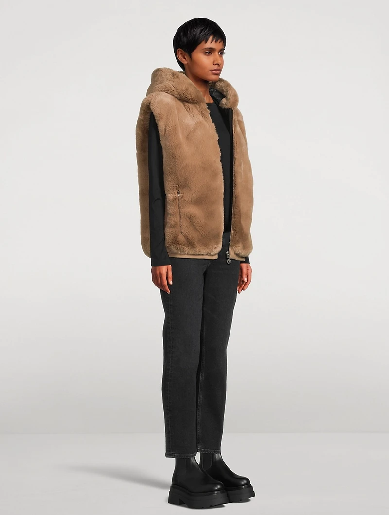 State Faux Fur Vest