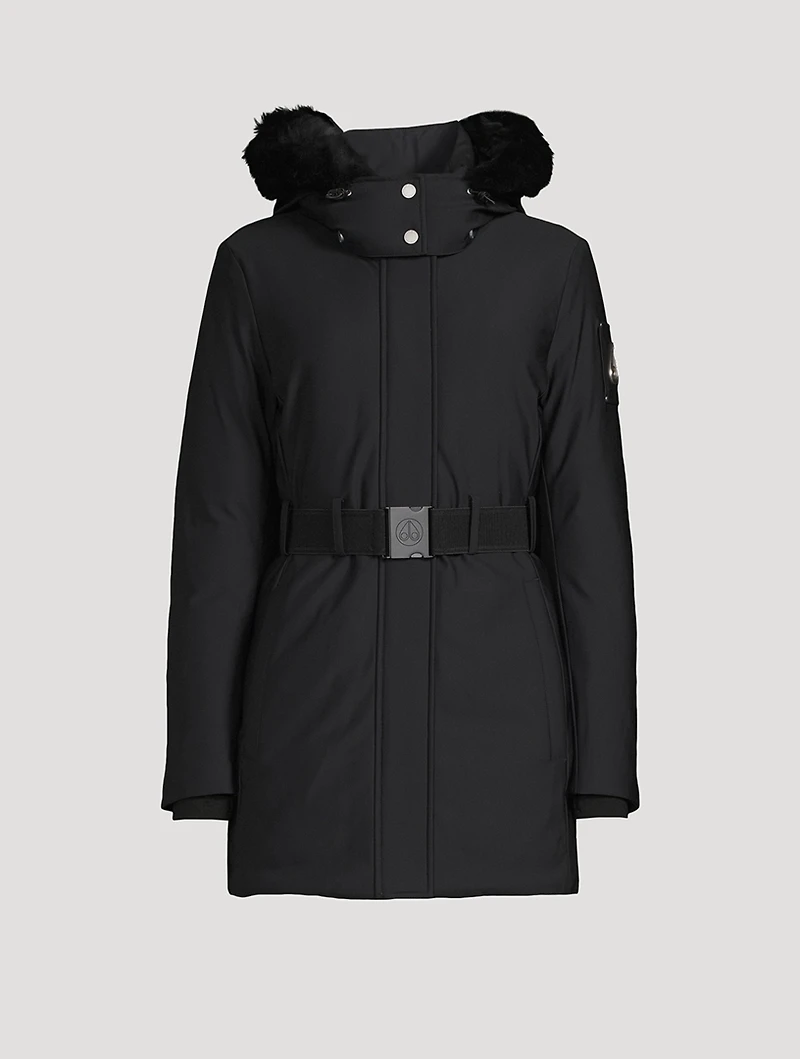 Alpharetta Shearling-Trimmed Down Jacket