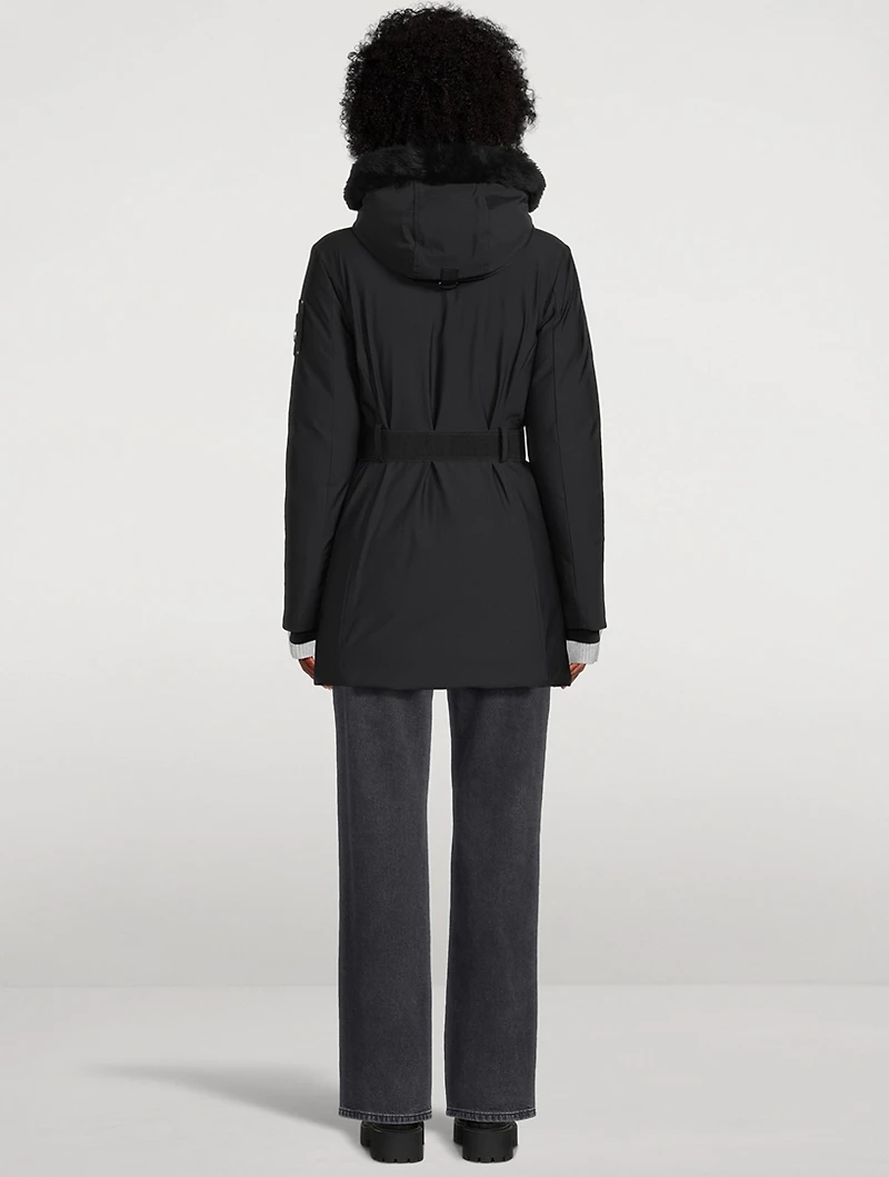 Alpharetta Shearling-Trimmed Down Jacket