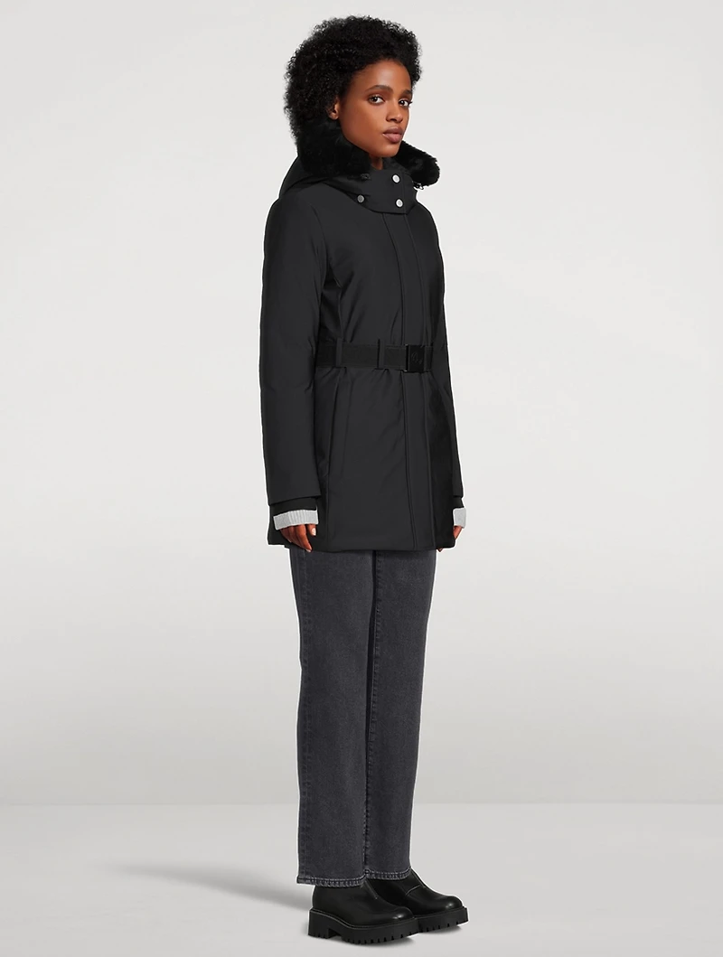 Alpharetta Shearling-Trimmed Down Jacket
