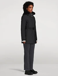 Alpharetta Shearling-Trimmed Down Jacket