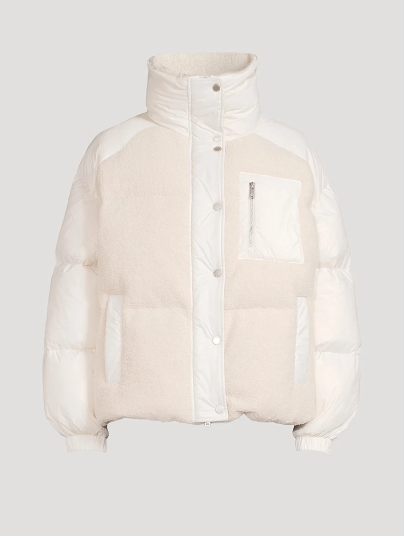Elmira Sherpa Down Puffer Jacket