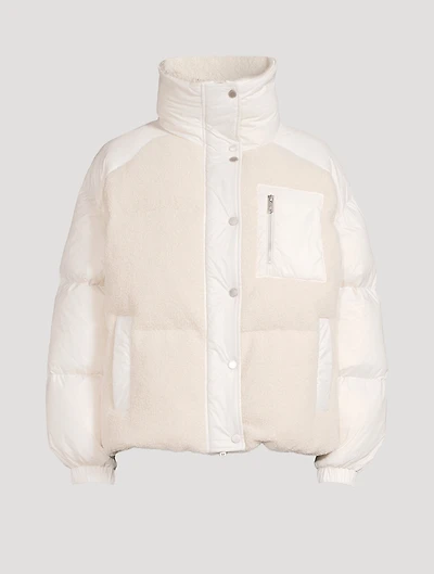 Elmira Sherpa Down Puffer Jacket