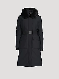 Alpharetta Shearling-Trimmed Down Parka