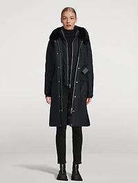 Alpharetta Shearling-Trimmed Down Parka
