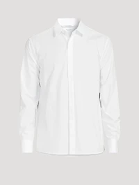 Cotton Shirt With Studs