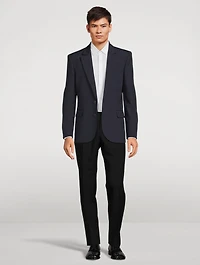 Wool Single-Breasted Jacket