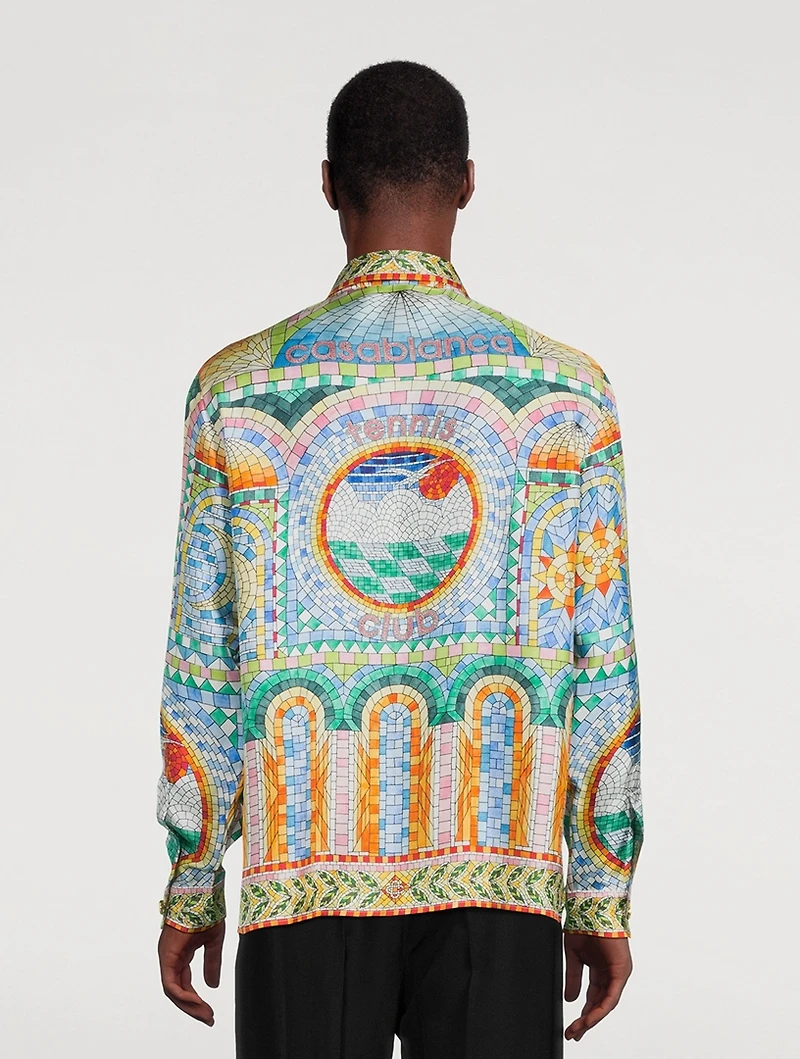 Mosaic Silk Shirt