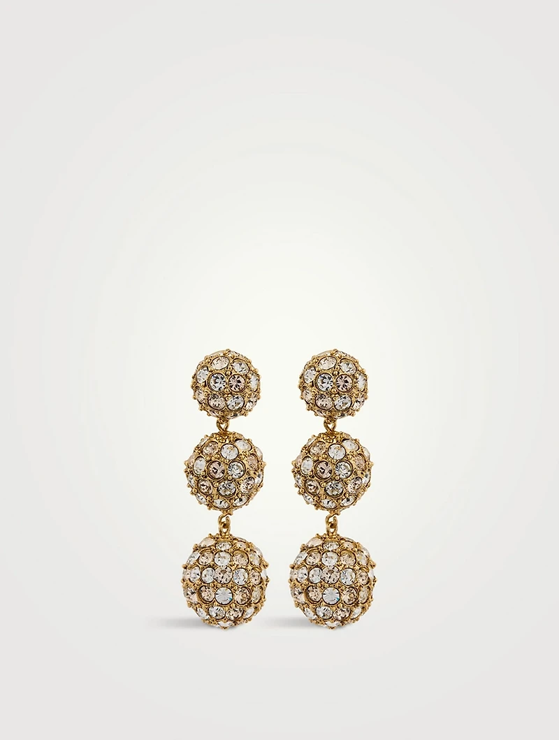 Triple Ball Drop Earrings