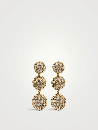 Triple Ball Drop Earrings