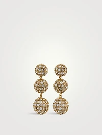 Triple Ball Drop Earrings