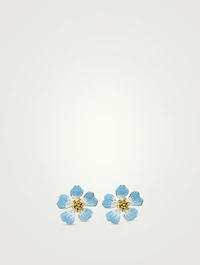 Large Flower Stud Earrings