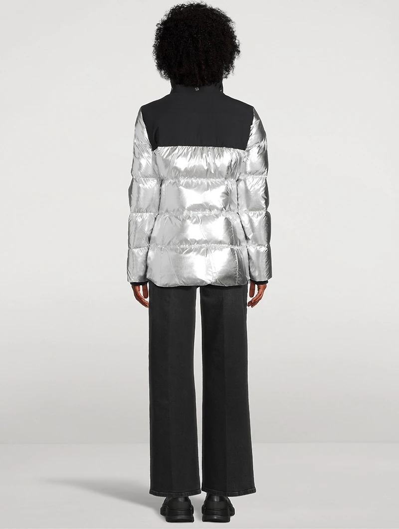 3Q Shearling-Trimmed Down Jacket