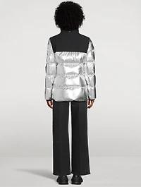 3Q Shearling-Trimmed Down Jacket