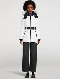Cambria Sport Shearling-Trimmed Down Jacket