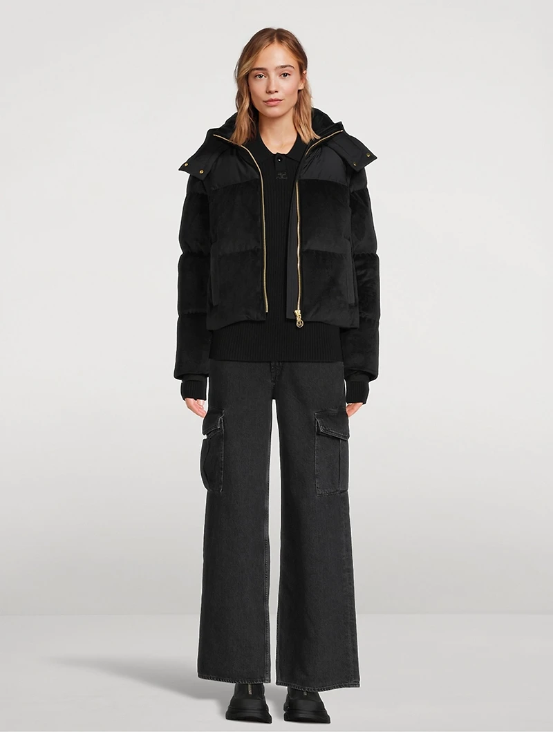 Comptoir Down Velour Jacket