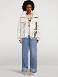 Elmira Sherpa Down Puffer Jacket