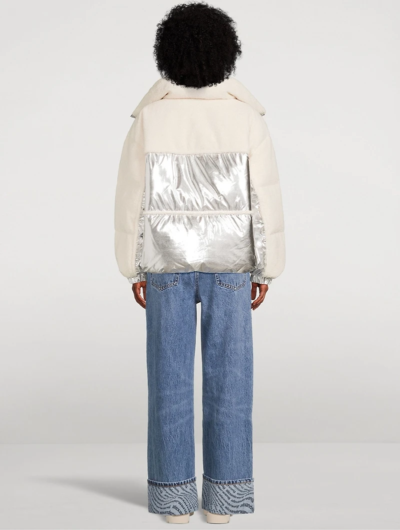 Elmira Sherpa Down Puffer Jacket