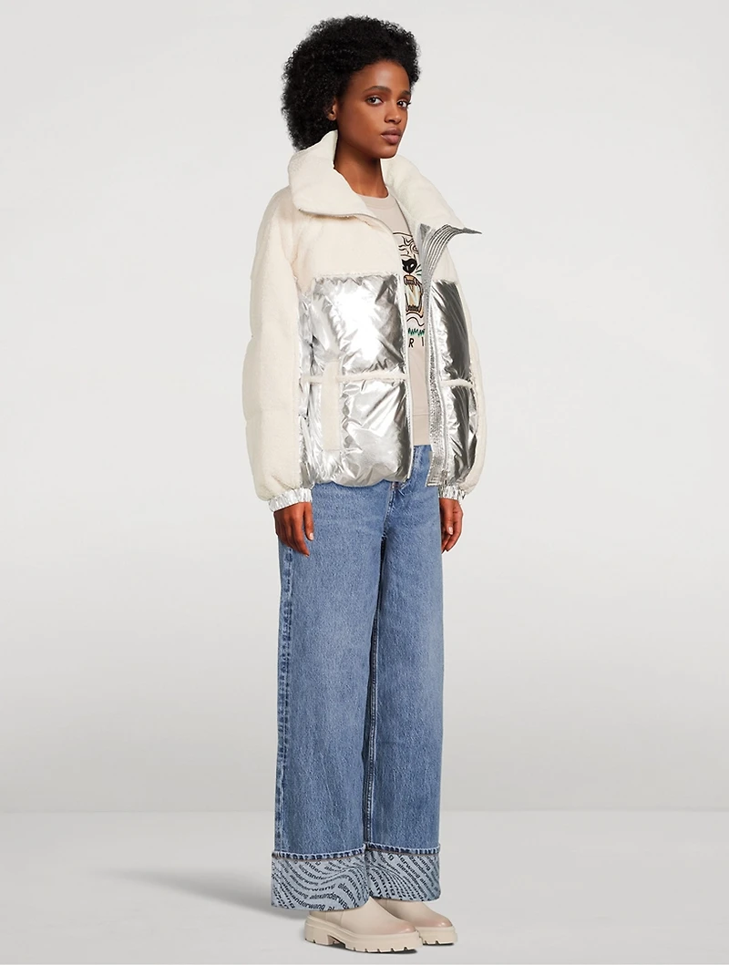 Elmira Sherpa Down Puffer Jacket