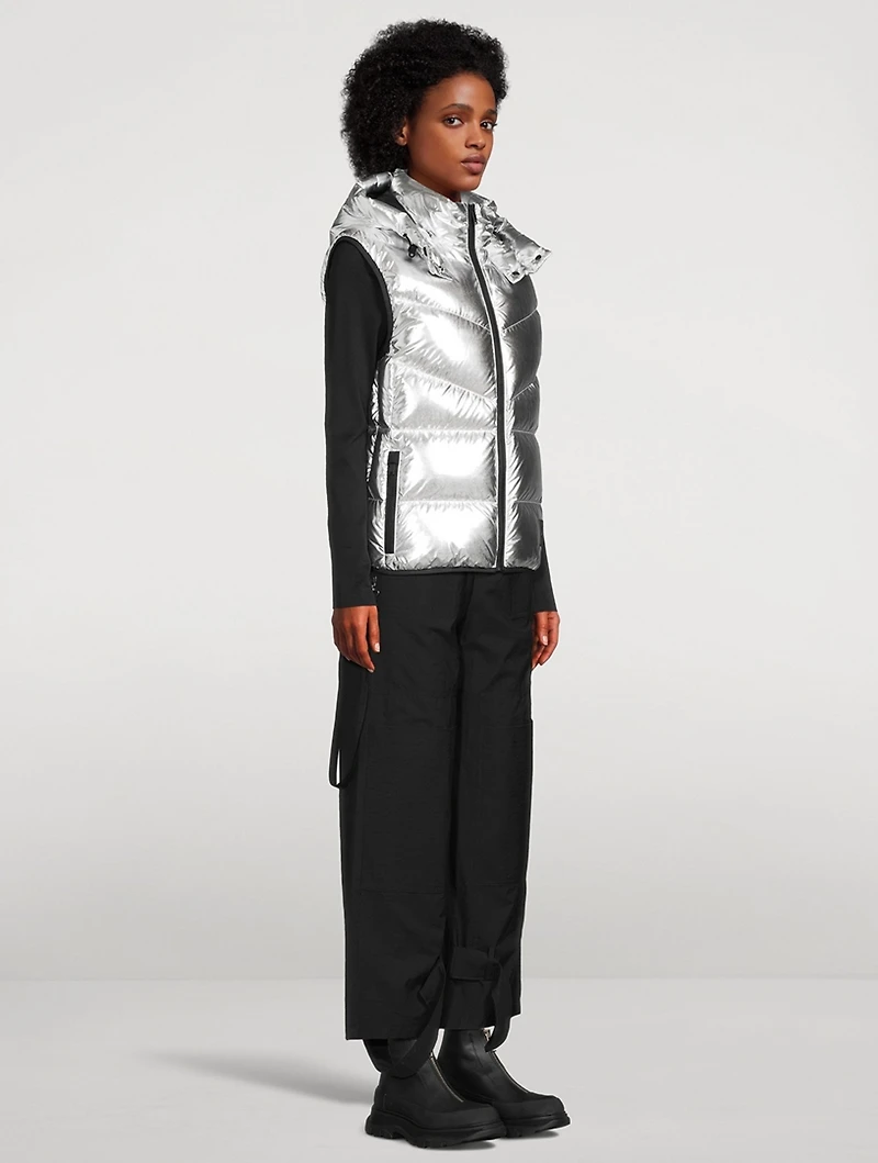 Park Metallic Down Vest