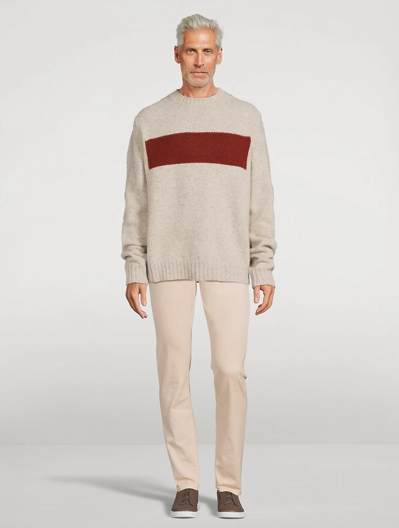 Stretch Cotton Pants