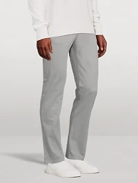 Stretch Cotton Slim-Fit Pants
