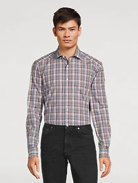 Check Twill Sport Shirt