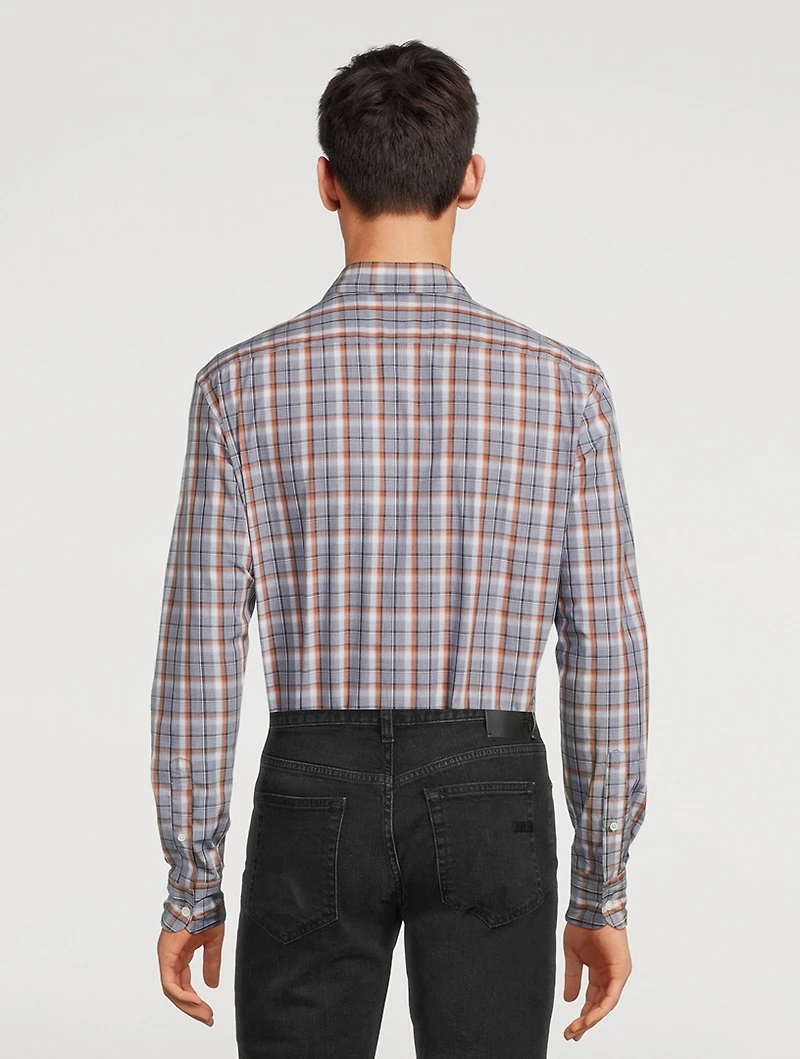 Check Twill Sport Shirt