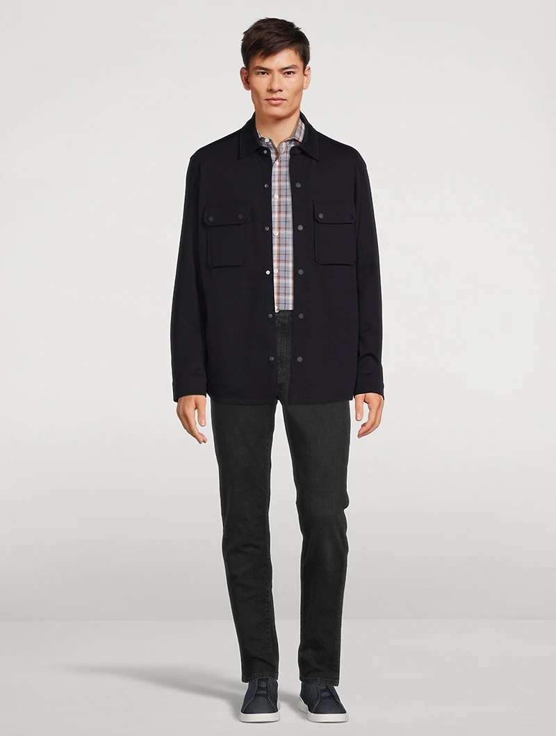 Check Twill Sport Shirt