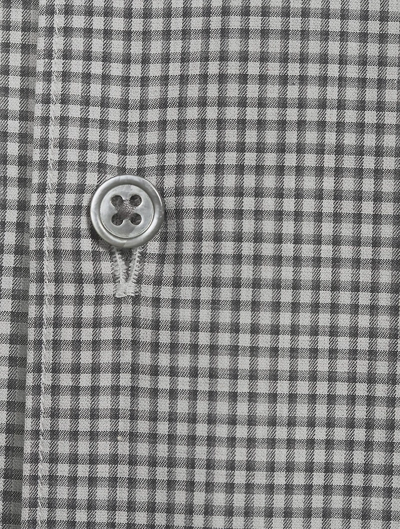 Cotton Twill Shirt Check Print