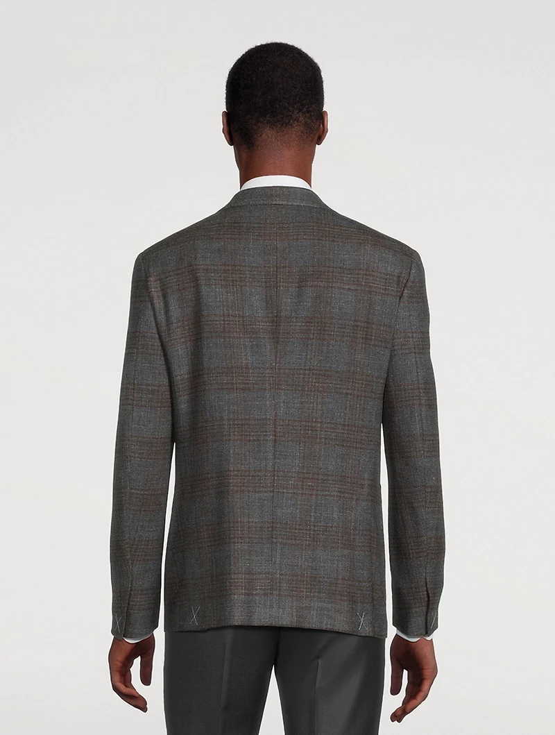 Wool Silk And Cashmere Jacket