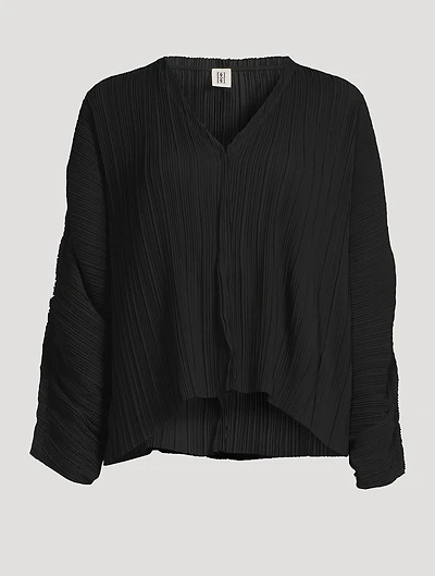 Devone Plissé Blouse