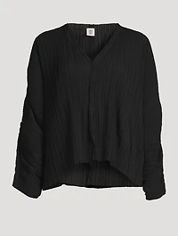 Devone Plissé Blouse